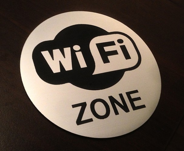 Wifi zone sign